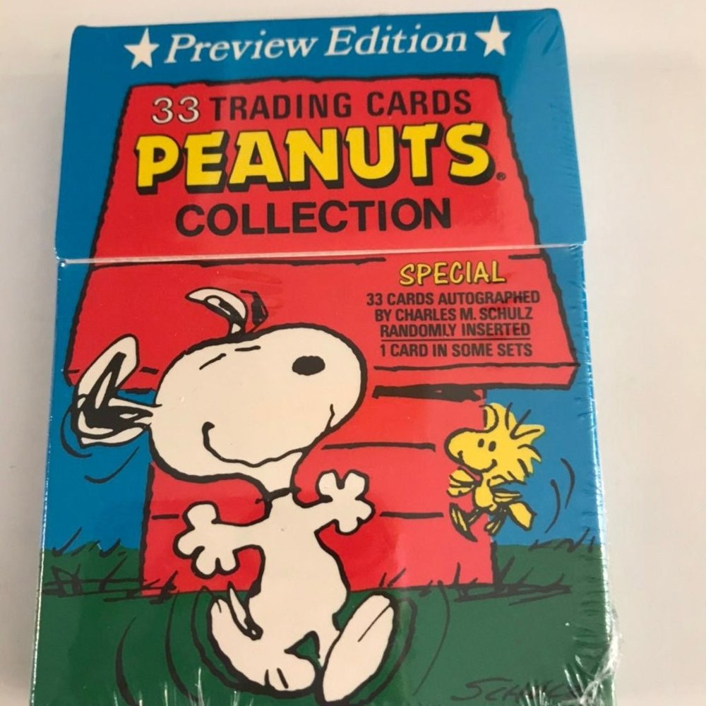 Peanuts snoopy charlie brown trading cards  UNOPENED